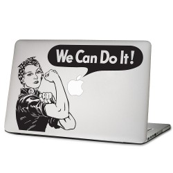 We Can Do It Laptop / Macbook Vinyl Decal Sticker 