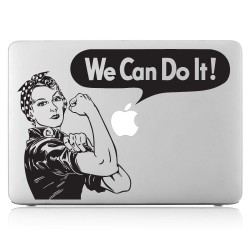 We Can Do It Laptop / Macbook Vinyl Decal Sticker 