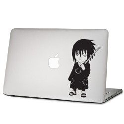 Naruto Sasuke Uchiha Chibi Laptop / Macbook Vinyl Decal Sticker 