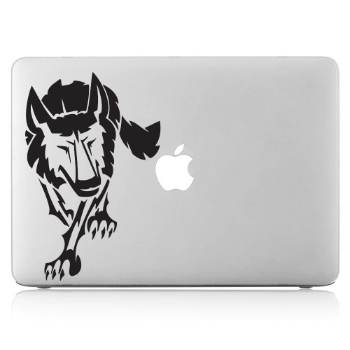 Wolf Tattoo 2 Laptop / Macbook Vinyl Decal Sticker 