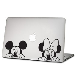 สติกเกอร์แม็คบุ๊ค มิกกี้ เมาส์ Mickey and Minnie Mouse Notebook / MacBook Sticker 