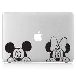 Mickey and Minnie Mouse Laptop / Macbook Vinyl Decal Sticker 
