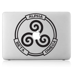 Werewolf Alpha Beta Omega Laptop / Macbook Vinyl Decal Sticker 