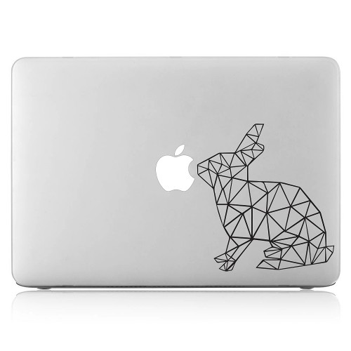 Geometric Rabbit Laptop / Macbook Vinyl Decal Sticker 