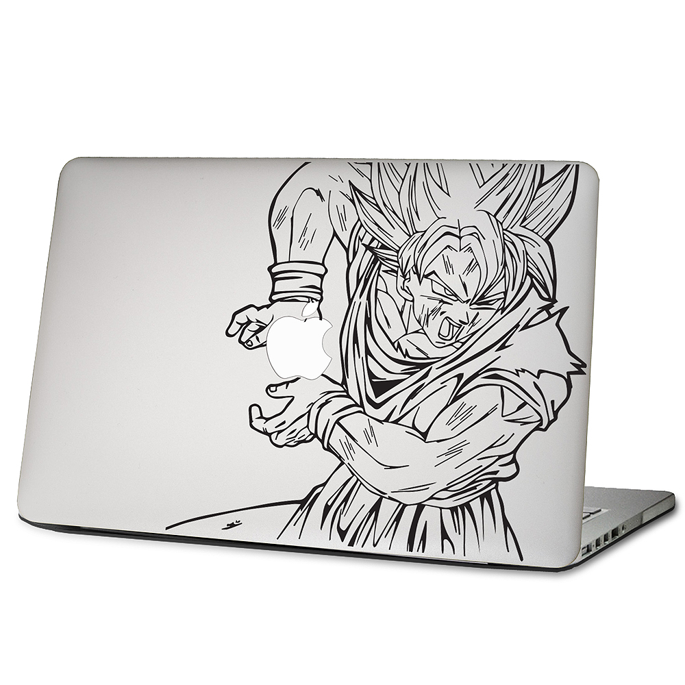 Dragon ball z goku super saiyan Laptop / Macbook Vinyl Decal Sticker