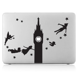 Peter pan flying Laptop / Macbook Vinyl Decal Sticker 