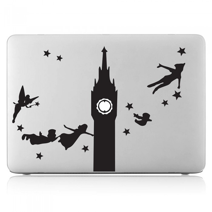 Peter pan flying Laptop / Macbook Vinyl Decal Sticker (DM-0419)