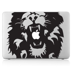 Lion head Laptop / Macbook Vinyl Decal Sticker 