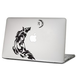 Wolf moon Laptop / Macbook Vinyl Decal Sticker 