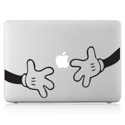 Hands Micky Laptop / Macbook Vinyl Decal Sticker 
