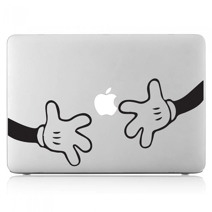 สติกเกอร์แม็คบุ๊ค Hands Micky Notebook / MacBook Sticker (DM-0437)