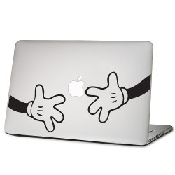 Hands Micky Laptop / Macbook Vinyl Decal Sticker 