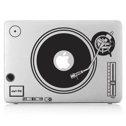 DJ Turntables Laptop / Macbook Vinyl Decal Sticker 