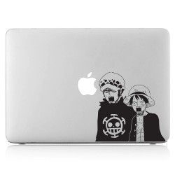 One Piece luffy and law Laptop / Macbook Vinyl Decal Sticker 