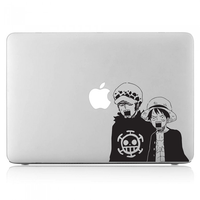 One Piece luffy and law Laptop / Macbook Vinyl Decal Sticker (DM-0475)