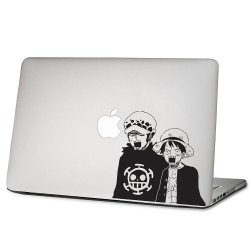 One Piece luffy and law Laptop / Macbook Vinyl Decal Sticker 