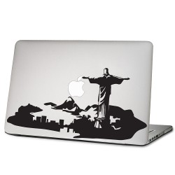 Rio de Janeiro Brazil skyline Laptop / Macbook Vinyl Decal Sticker 