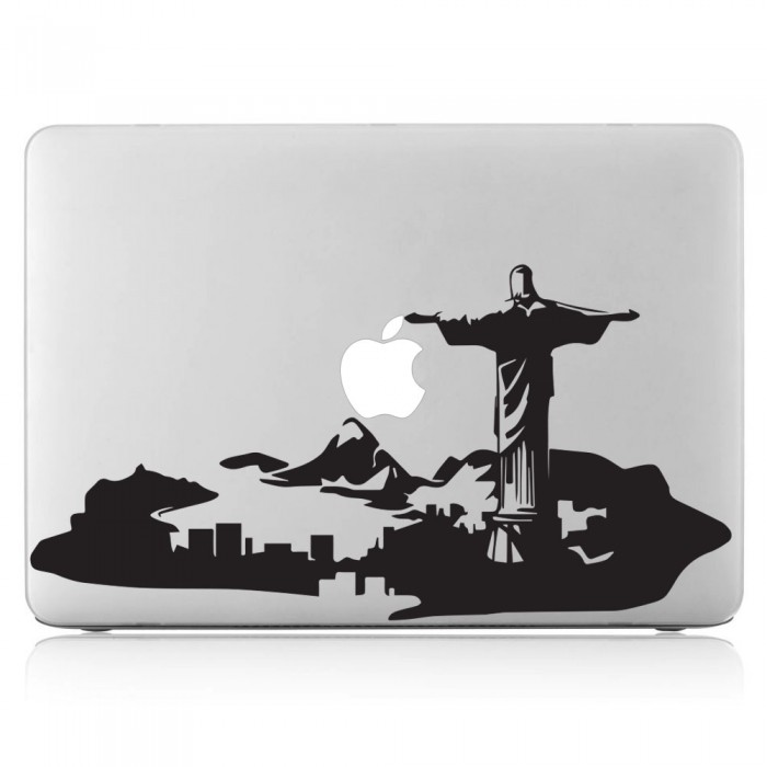 Rio de Janeiro Brazil skyline Laptop / Macbook Vinyl Decal Sticker (DM-0479)