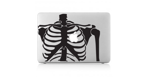 Skeleton Laptop / Macbook Vinyl Decal Sticker