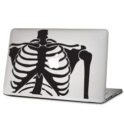 Skeleton Laptop / Macbook Vinyl Decal Sticker 