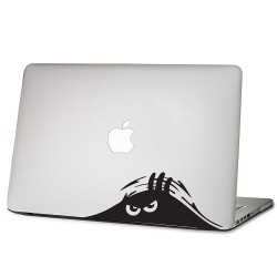 Evil Peeping Peek Boo Monster Funny Laptop / Macbook Sticker Aufkleber