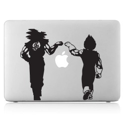 Dragon ball Goku und Vegeta Laptop / Macbook Sticker Aufkleber