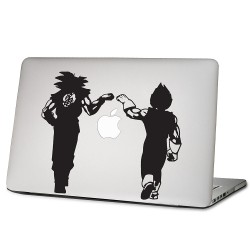 Dragon ball Goku und Vegeta Laptop / Macbook Sticker Aufkleber