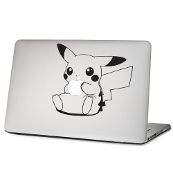 สติกเกอร์แม็คบุ๊ค โปเกม่อน ปิกาจู  Pikachu Pokemon Notebook / MacBook Sticker 