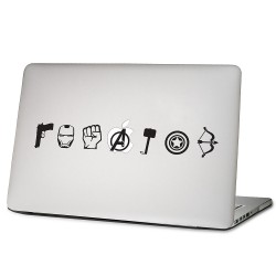 The Avengers Icon Laptop / Macbook Vinyl Decal Sticker 