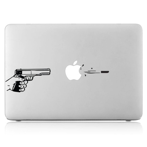 Shoot gun Laptop / Macbook Vinyl Decal Sticker 