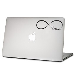 Infinity Love Laptop / Macbook Vinyl Decal Sticker 
