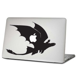 Hiccup and Toothless How to Train Your Dragon Laptop / Macbook Vinyl Decal Sticker 