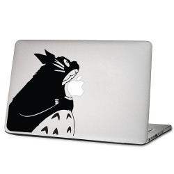 Totoro eatting Apple My Neighbor Totoro Laptop / Macbook Vinyl Decal Sticker 