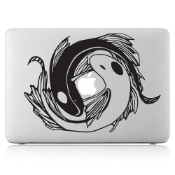 Yin Yang  Koifisch Avatar Der Herr der Elemente Laptop / Macbook Sticker Aufkleber