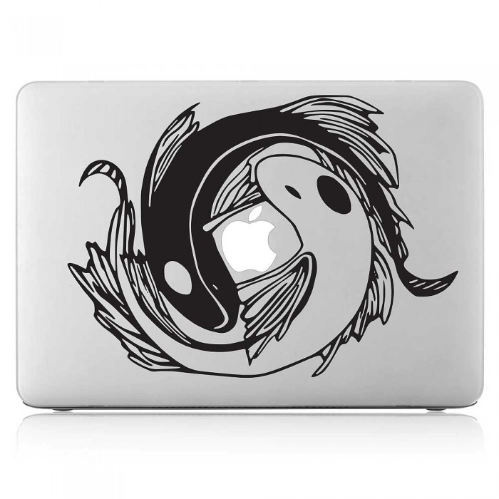 สติกเกอร์แม็คบุ๊ค Yin Yang  Koi Fish Avatar the Last Airbender Notebook / MacBook Sticker (DM-0541)