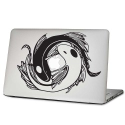 Yin Yang  Koifisch Avatar Der Herr der Elemente Laptop / Macbook Sticker Aufkleber