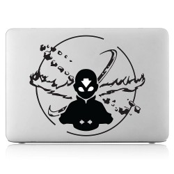 สติกเกอร์แม็คบุ๊ค Avatar The Last Airbender Aang Notebook / MacBook Sticker 