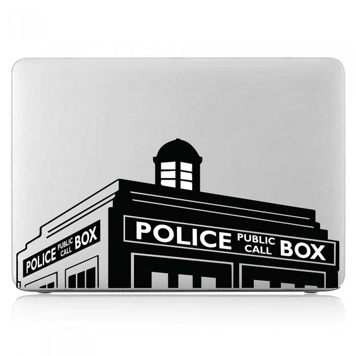 Doctor Who Tardis Police Box Laptop / Macbook Vinyl Decal Sticker (DM-0567)