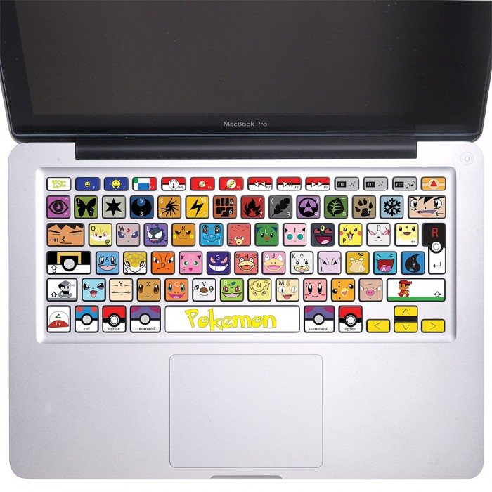 Pokemon Keyboard Stickers for MacBook (KB-0001)