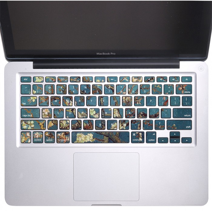 Blossoming Almond Tree - Vincent Van Gogh Keyboard Stickers for MacBook (KB-00008)