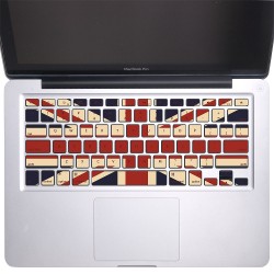 Union Jack Flag of the United Kingdom Keyboard Stickers for MacBook 