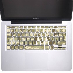 Camouflage patterns army Woodland Keyboard Stickers for MacBook 