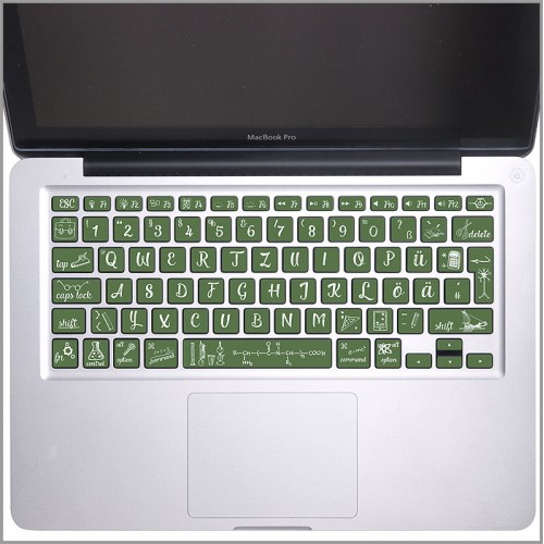 Back to School blackboard chalk keyboard Keyboard Stickers for MacBook 