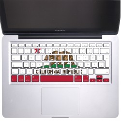 California Republic Flag Keyboard Stickers for MacBook 