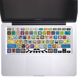 สติ๊กเกอร์แป้นคีบอร์ดสำหรับแม๊คบุ๊ค The Legend of Zelda MacBook Keyboard Stickers 