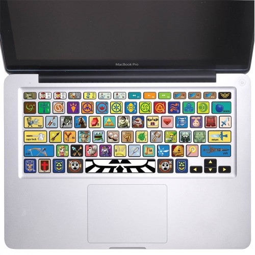 The Legend of Zelda  Keyboard Stickers for MacBook 
