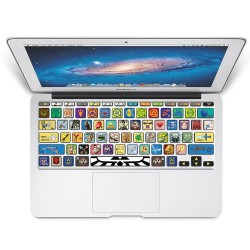 สติ๊กเกอร์แป้นคีบอร์ดสำหรับแม๊คบุ๊ค The Legend of Zelda MacBook Keyboard Stickers 