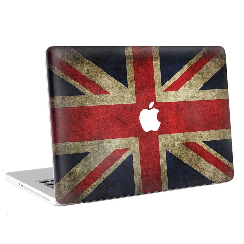สติกเกอร์สกินแม็คบุ๊ค ธงชาติอังกฤษ  Great Britain , England , UK  Flag   Apple MacBook Skin Sticker 