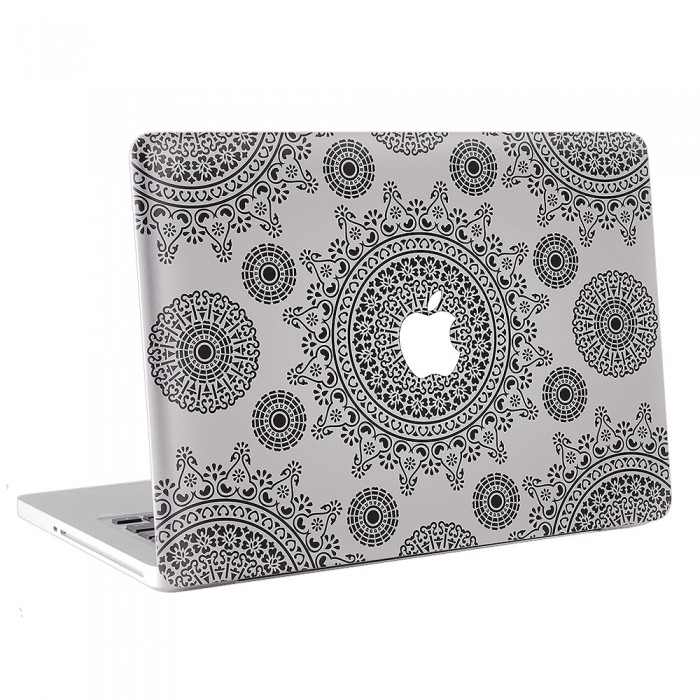 Ornamental Pattern  Gray  MacBook Skin / Decal  (KMB-0021B)