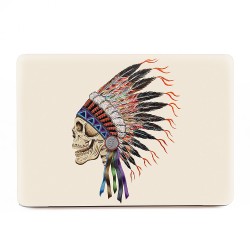 Indian Feather Skull Apple MacBook Skin / Decal